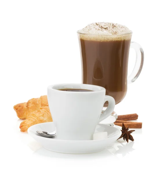 Taza de café en blanco — Foto de Stock