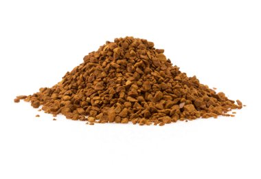 kahve telvesi beyaz zemin üzerine