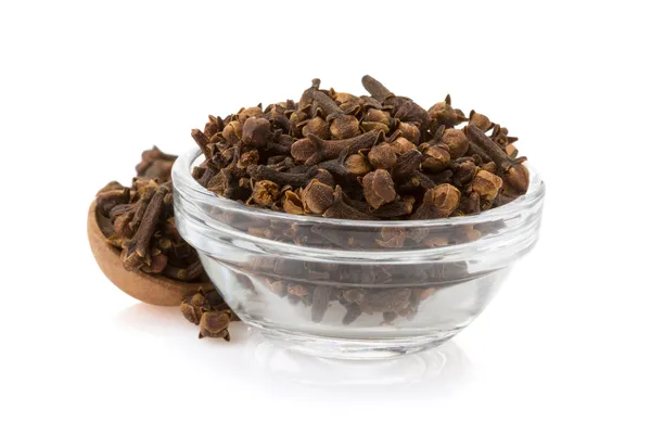 Clove spices in bowl — Stock Photo, Image