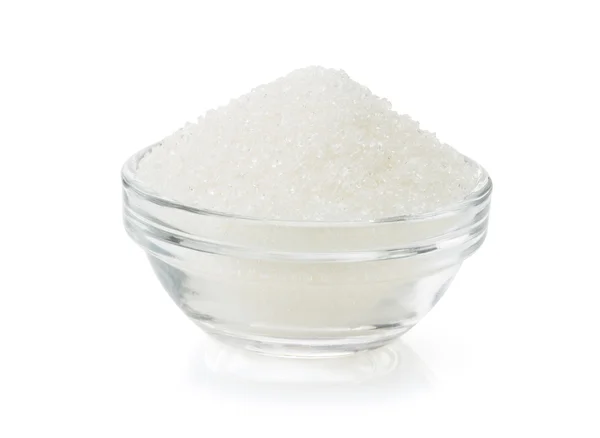 Sugar in bowl — Stock Photo, Image