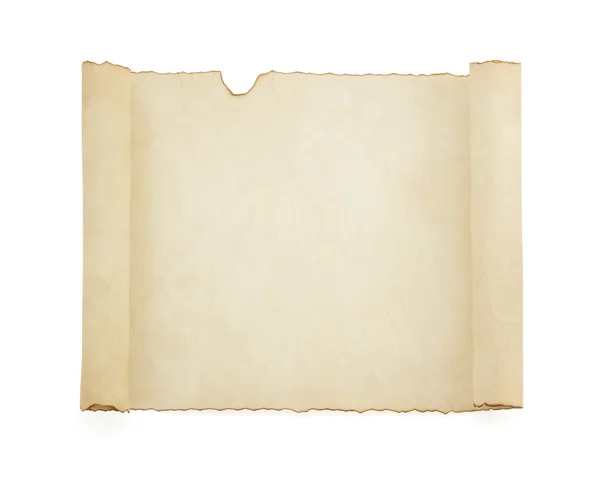 beyaz üzerine parşömen kaydırma