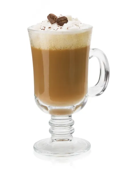 Bir fincan izole kahve.