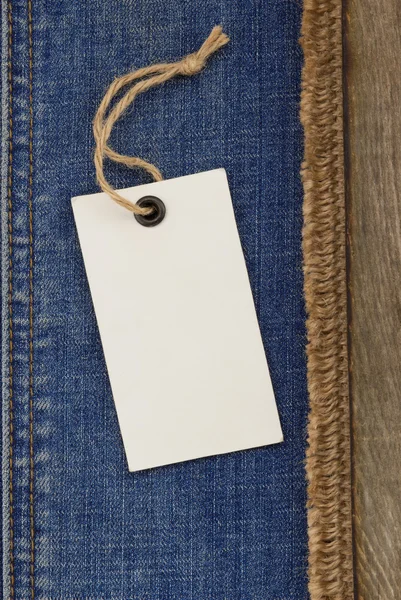 Jeans en van jute Hessiaan — Stockfoto