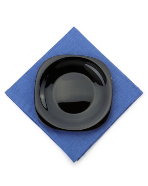 Beyaz peçeteye plaka