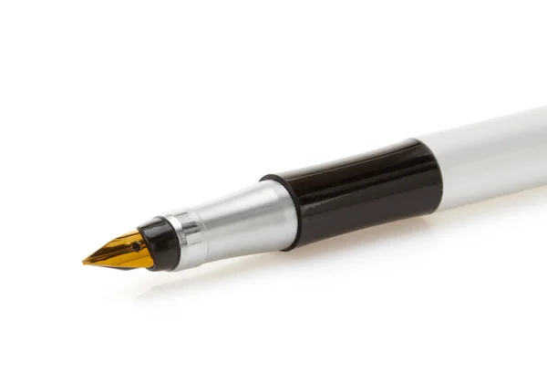 白い背景の上のペン — ストック写真