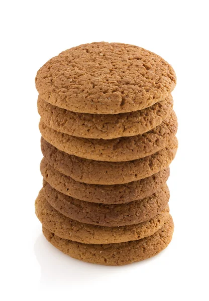 Søde cookies på hvid - Stock-foto