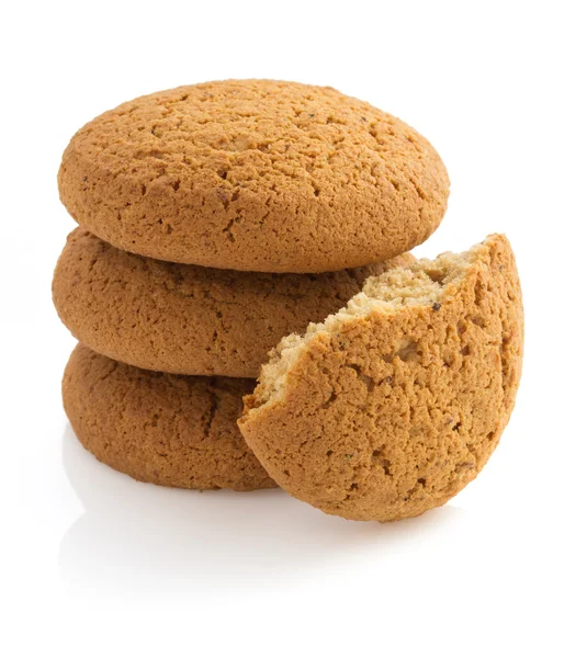 Søde cookies på hvid baggrund - Stock-foto
