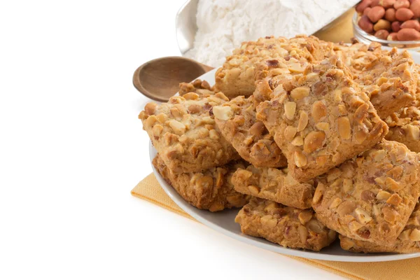 Galletas dulces en blanco —  Fotos de Stock