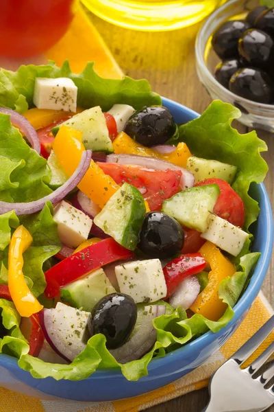 Greek salad — Stock Photo, Image