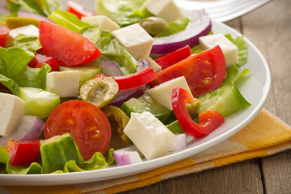 Greek salad — Stock Photo, Image