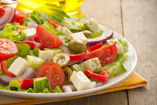 Greek salad — Stock Photo, Image