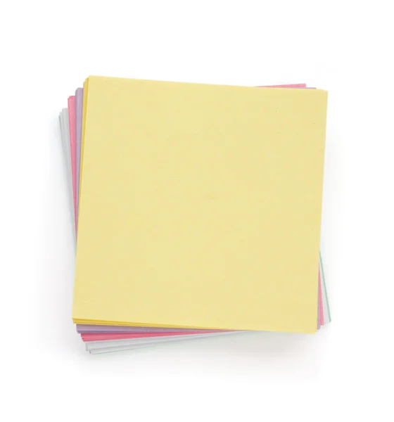 Note paper on white — Stock Photo, Image