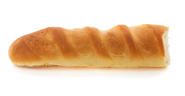 Franskt bröd på vit — Stockfoto
