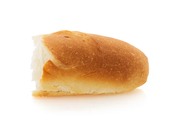 Французский хлеб на белом — стоковое фото