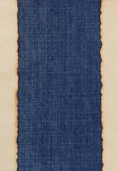 Modrá jean a starého papíru — Stock fotografie