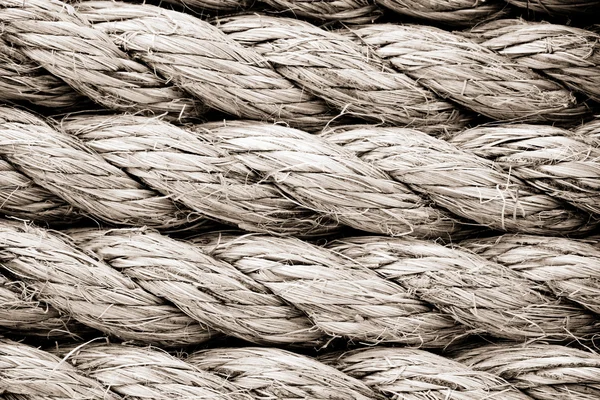 Lodní lana jako pozadí — Stock fotografie