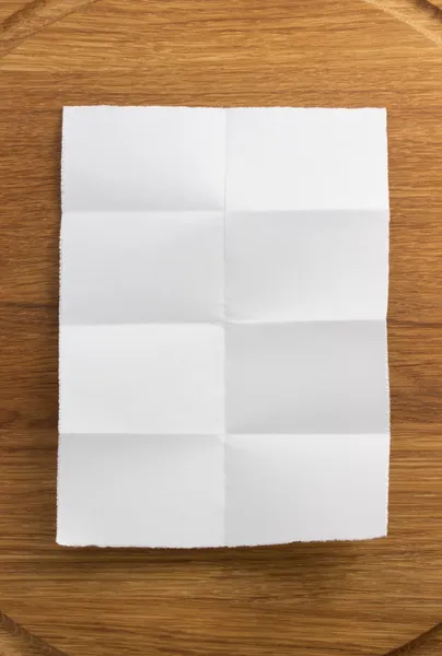 Katlanmış not kağıdı — Stok fotoğraf