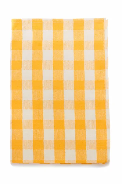 Serwetka żółty, biały — Zdjęcie stockowe