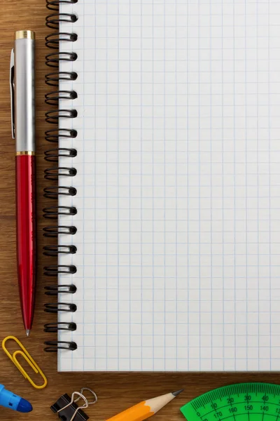 Notebook en Bureau accessoires — Stockfoto