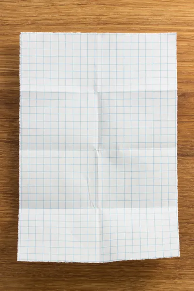 Bir not kağıdına ahşap — Stok fotoğraf