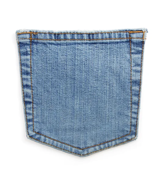 Jeans blå ficka — Stockfoto