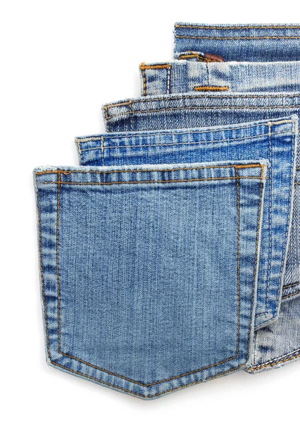 Jeans poche bleue — Photo