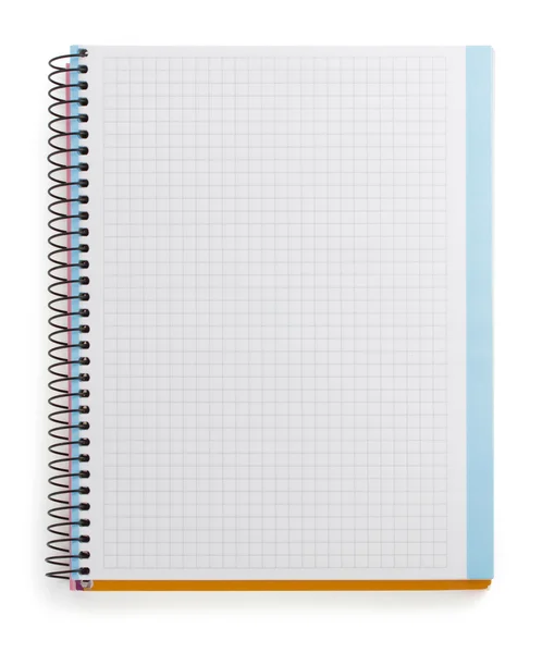 Beyaz üzerine kontrol defter — Stok fotoğraf