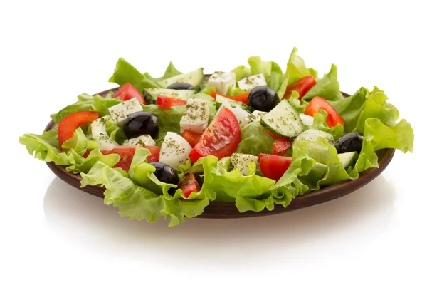 Salată în farfurie — Fotografie, imagine de stoc