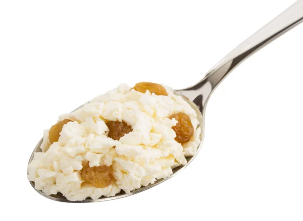 Ricotta in cucchiaio — Foto Stock