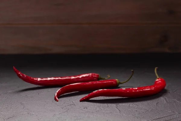 Chili Pfeffer Für Die Hausgemachte Küche Auf Dem Tisch Rezeptkonzept — Stockfoto