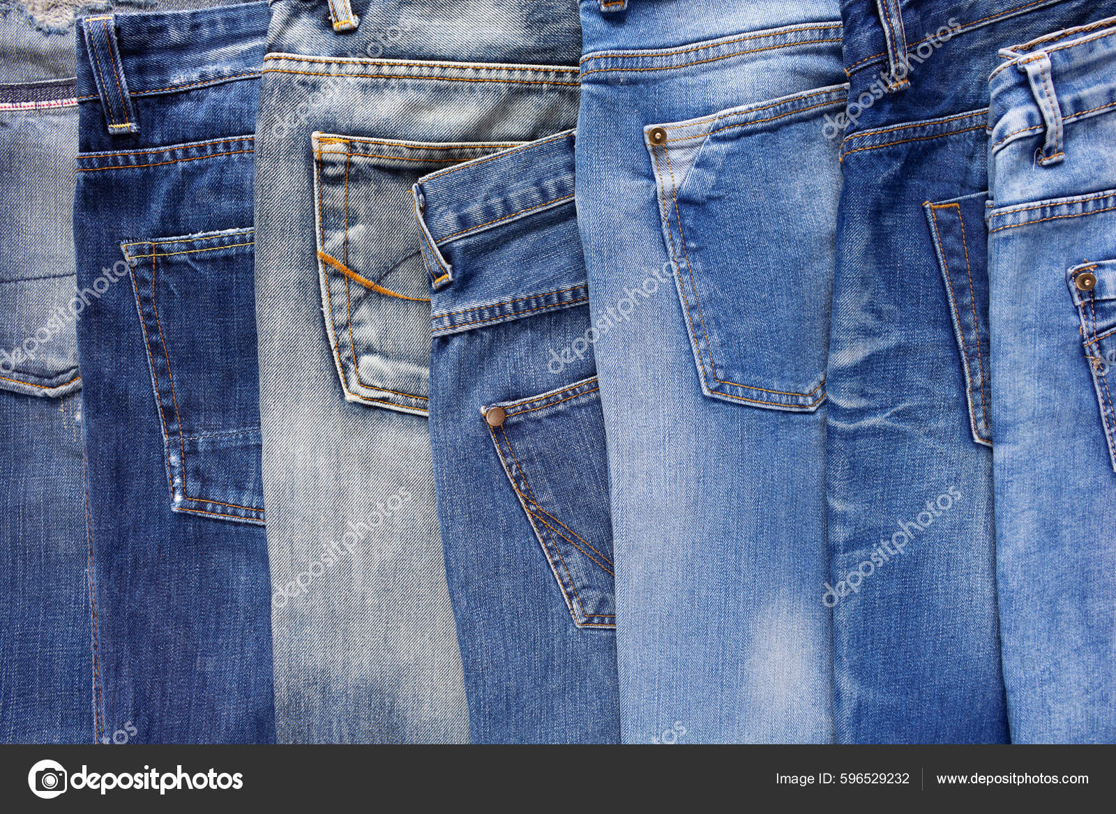 Multi-colored Jeans On Image & Photo (Free Trial) | Bigstock