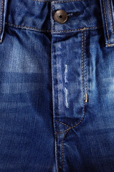 Blue Jeans Denim Background Texture Jeans Fabric Material Surface — Stock fotografie