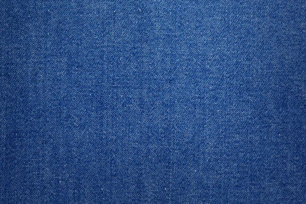 Blå Jeans Denim Bakgrund Textur Närbild Jeanstyg Som Materialyta — Stockfoto