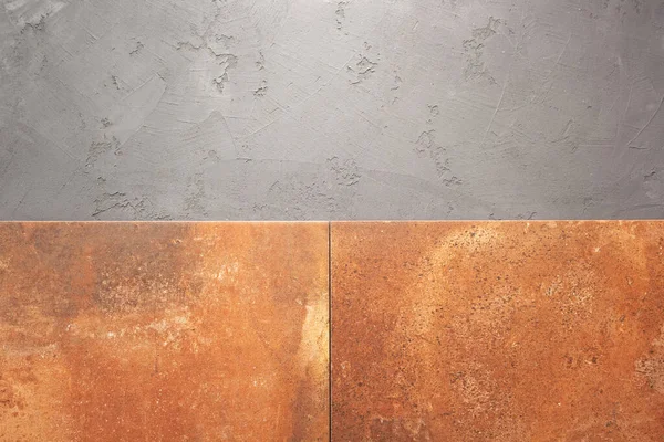 Tile Cement Floor Background Texture Concrete Wall Tiles Copy Space — Stock Photo, Image