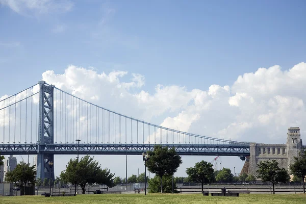 Ponte Benjamin Franklin — Foto Stock