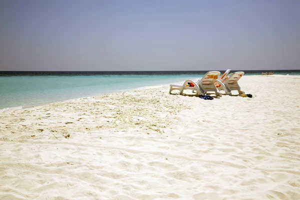 Sedie da spiaggia — Foto Stock