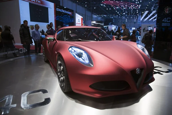 Концепт-кар Alfa Romeo 4C — стоковое фото