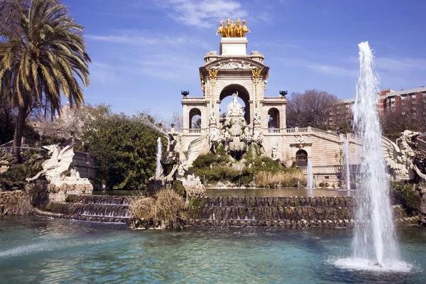 Cascada, Parc de la Ciutadella — Stockfoto