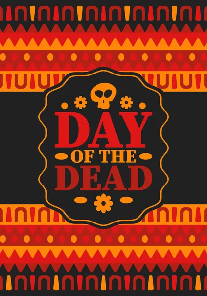 Kasım Ölüler Günü Ölülerin Anısına Adanmış Bir Tatil Yıllık Kutlamaları — Stok Vektör