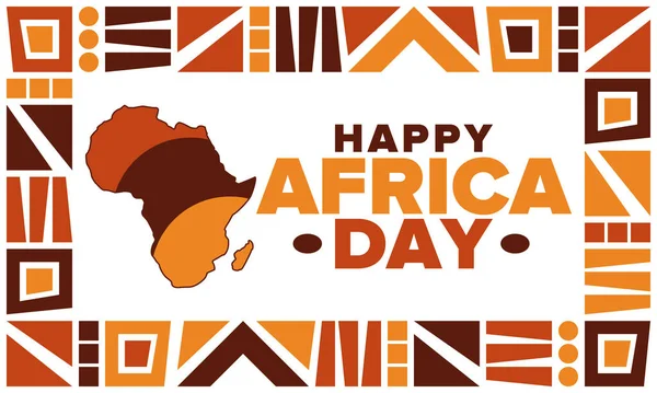 Dia África Feliz Dia Liberdade Africana Dia Libertação Comemore Anualmente —  Vetores de Stock