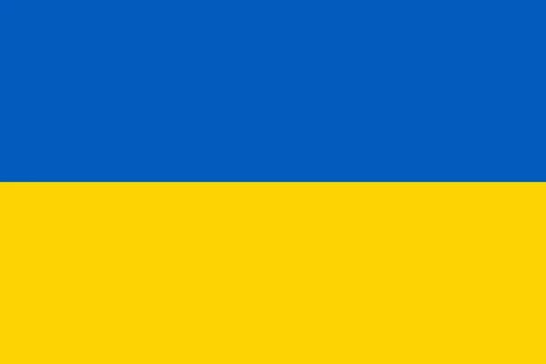 State Flag Ukraine Yellow Blue Flag Symbol Ukraine — Stock Photo, Image