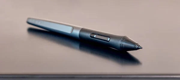 Pen Stylus Lies Graphics Tablet — Stock fotografie