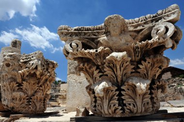 İsrail - antik beit shean seyahat fotoğrafları