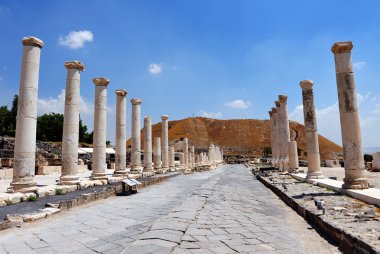 İsrail - antik beit shean seyahat fotoğrafları
