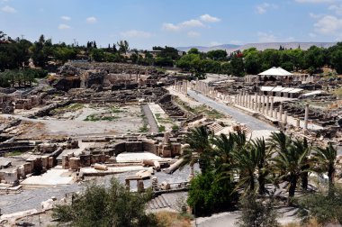 İsrail - antik beit shean seyahat fotoğrafları
