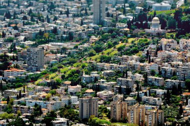 gezi fotoğrafları bahai türbelerin haifa, İsrail-