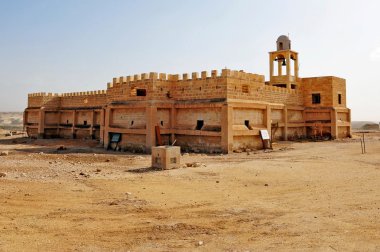 Pilgrims in the Holy Land - Qasr el Yahud Baptismal Site clipart