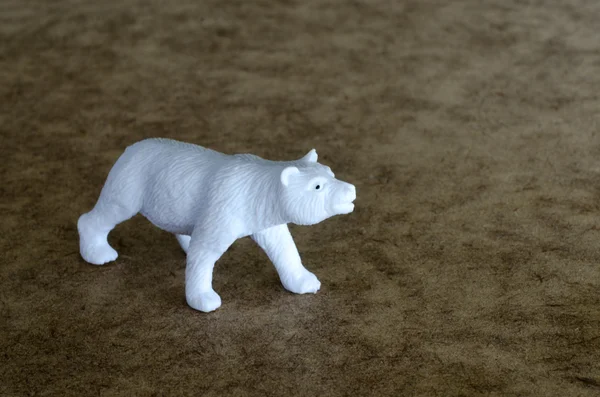 Brinquedo de urso polar — Fotografia de Stock