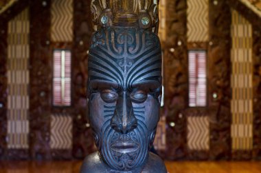 Maori Toplantı evi - marae