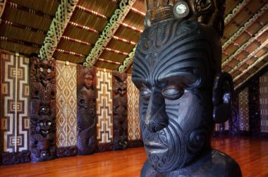 Maori Toplantı evi - marae